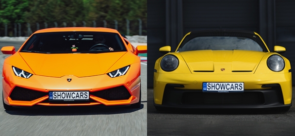 Lamborghini Huracán LP610-4 versus Porsche 911 Carrera Gt3