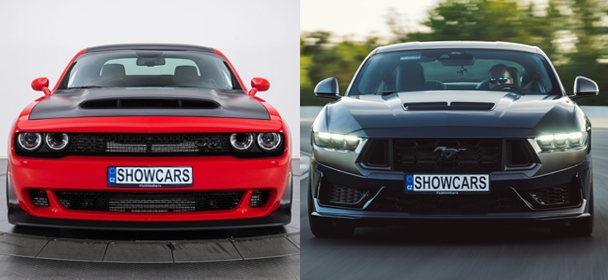 Ford Mustang DARK HORSE 5.0 V8 vs Dodge Challenger 5.7 V8