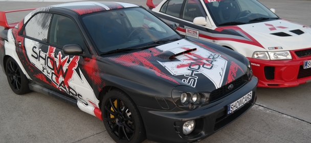Jízda na Autodromu BRNO - Subaru STI vs Mitsubishi EVO