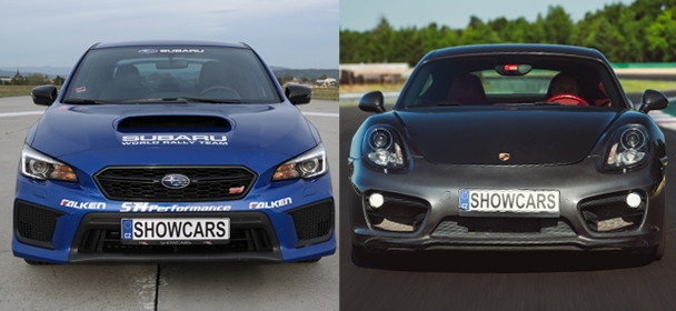 Porsche Cayman S vs Subaru Impreza WRX STI